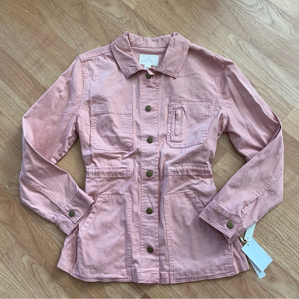 NWT Caslon Pink Mauve Soft shell Jacket - Picture 5 of 5